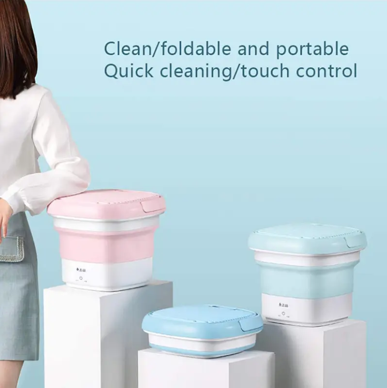 portable foldable washing machine